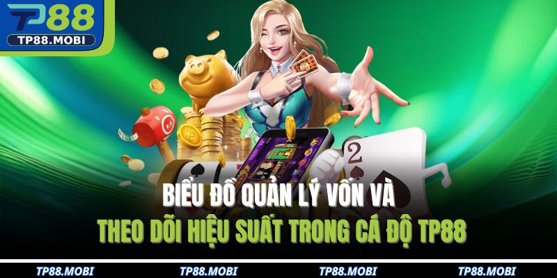 Biểu đồ quản lý vốn và theo dõi hiệu suất trong cá độ TP88